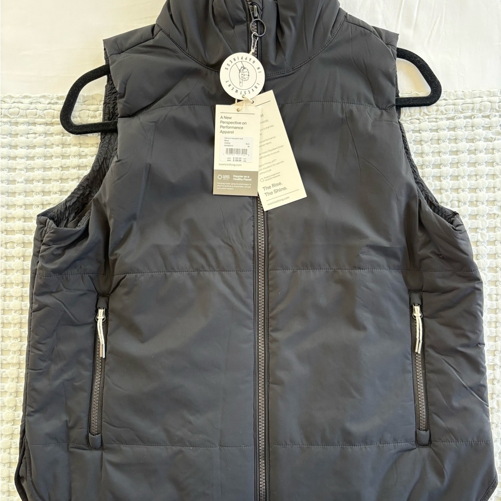 Vuori Black Canyon Vest, M, NWT!